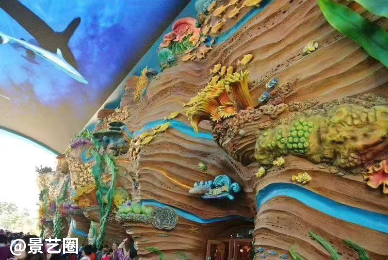 海洋馆卡通装饰水泥塑石景观第6张