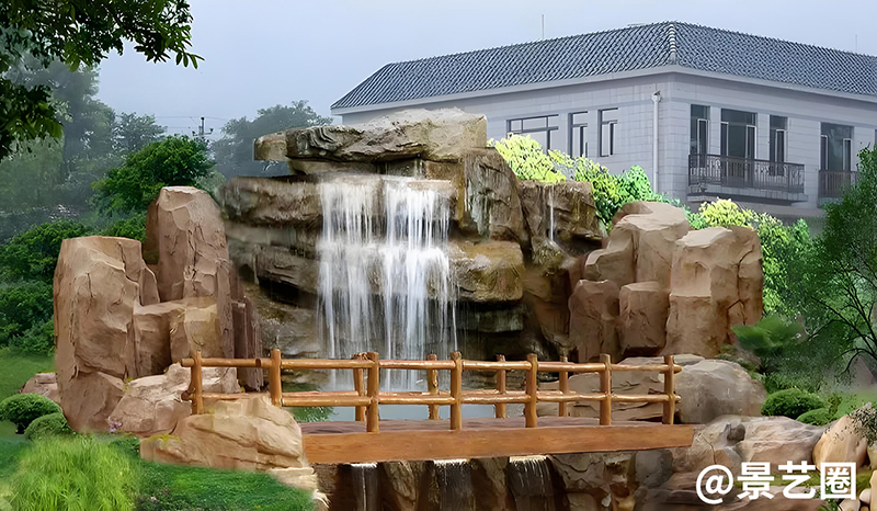 假山流水瀑布景观设计第5张