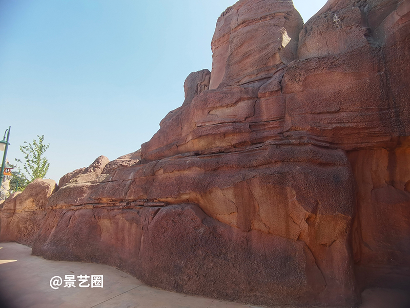 大型塑石假山门头艺术景观水泥雕塑第7张