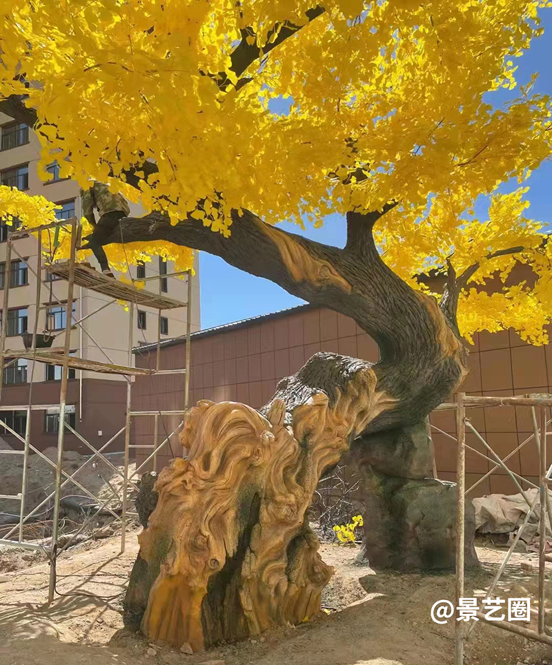 水泥仿真树实景拍摄案例展示第3张