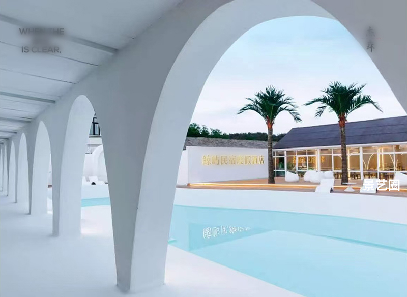 热带景观树大型玻璃钢仿真椰子树实拍案例第8张