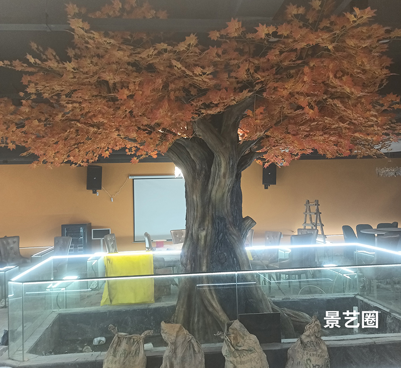 水泥仿真树上门施工实拍案例第13张