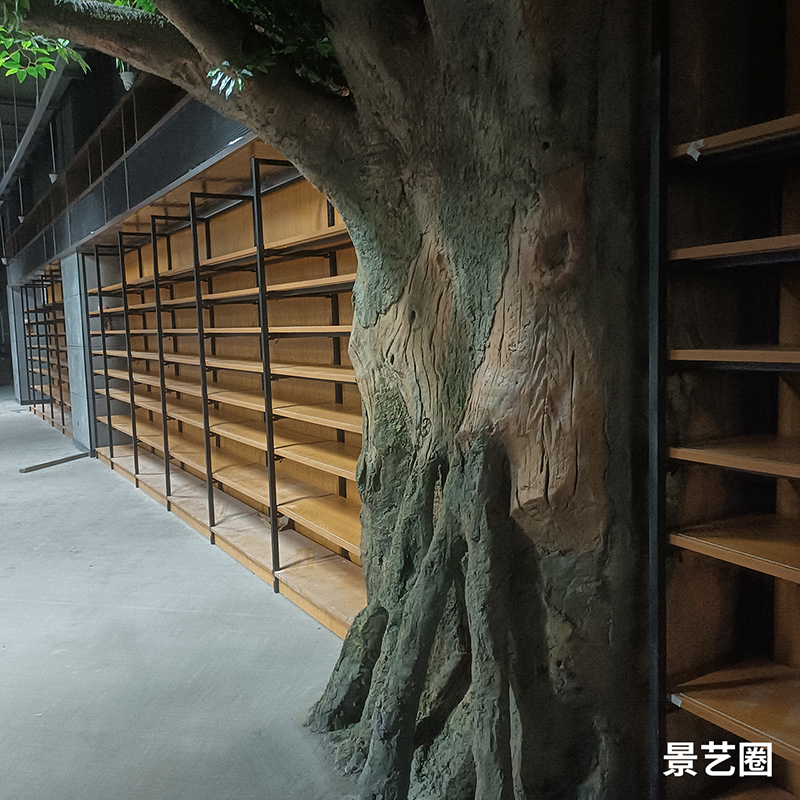 水泥仿真树上门施工实拍案例第15张