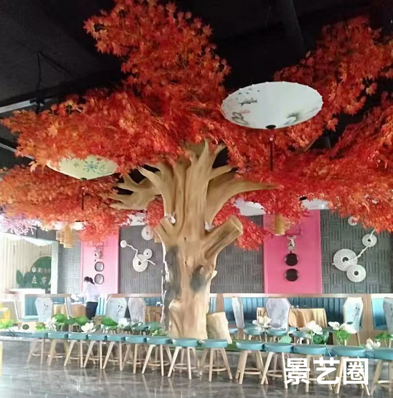 水泥仿真树上门施工实拍案例第17张