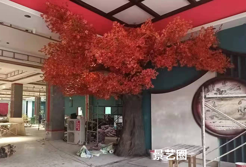 水泥仿真树上门施工实拍案例第18张