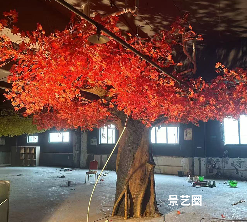 水泥仿真树上门施工实拍案例第16张