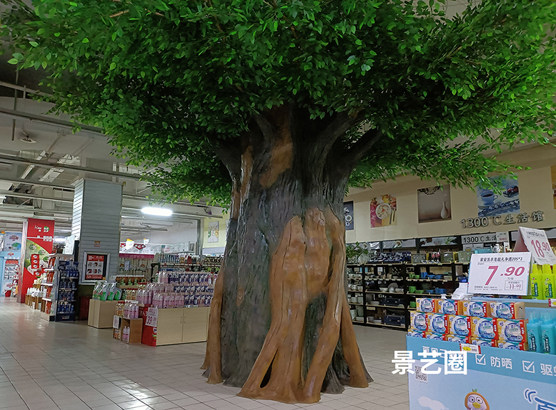 水泥仿真树上门施工实拍案例第4张