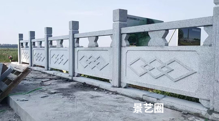 石材石雕拱桥和石栏杆生产实拍第9张