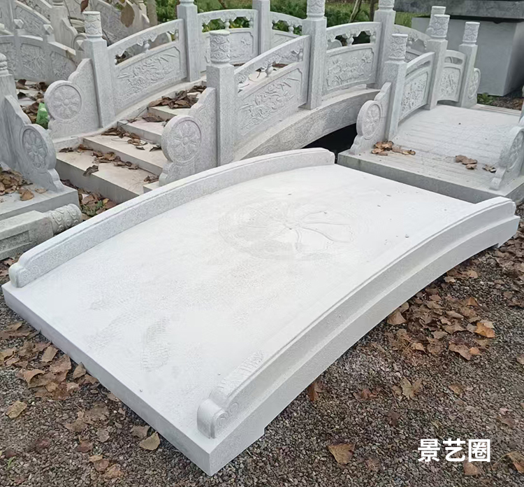 石材石雕拱桥和石栏杆生产实拍第10张