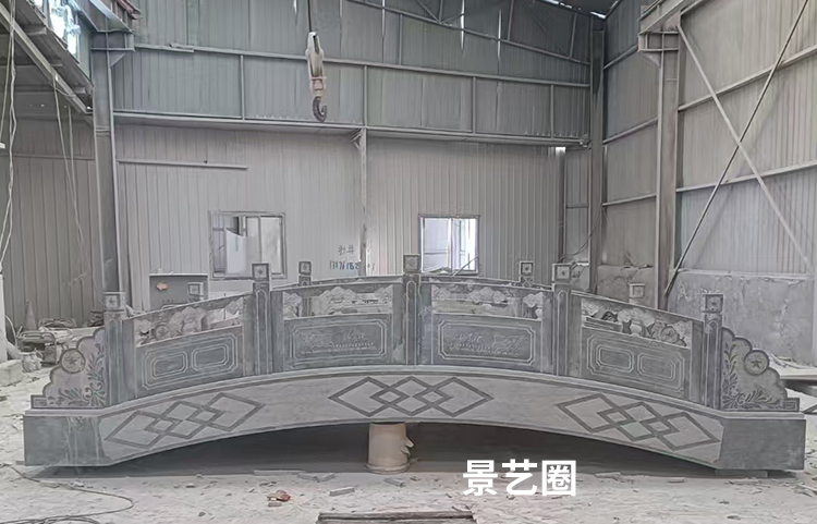 石材石雕拱桥和石栏杆生产实拍第13张