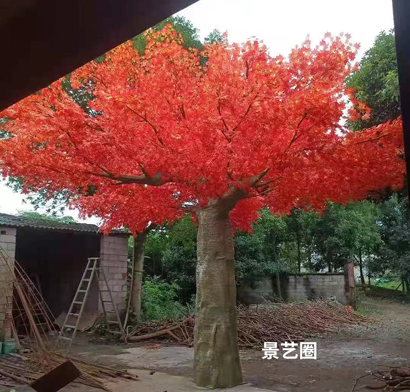 13款仿真红枫树任意尺寸都可以定制第6张