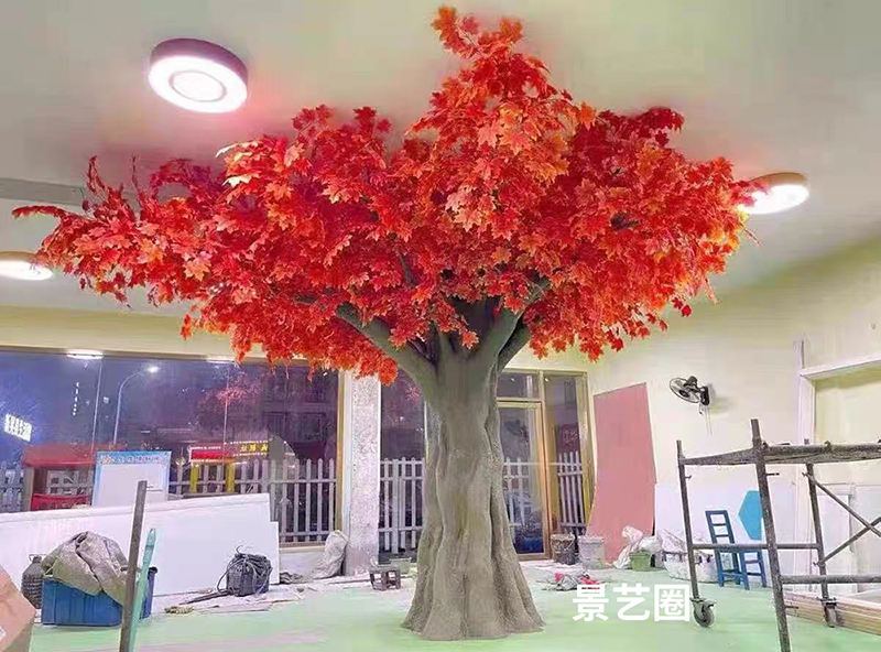 13款仿真红枫树任意尺寸都可以定制第8张