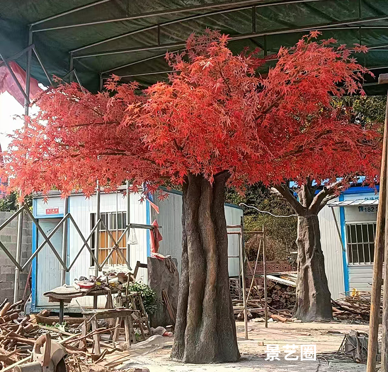 13款仿真红枫树任意尺寸都可以定制第10张