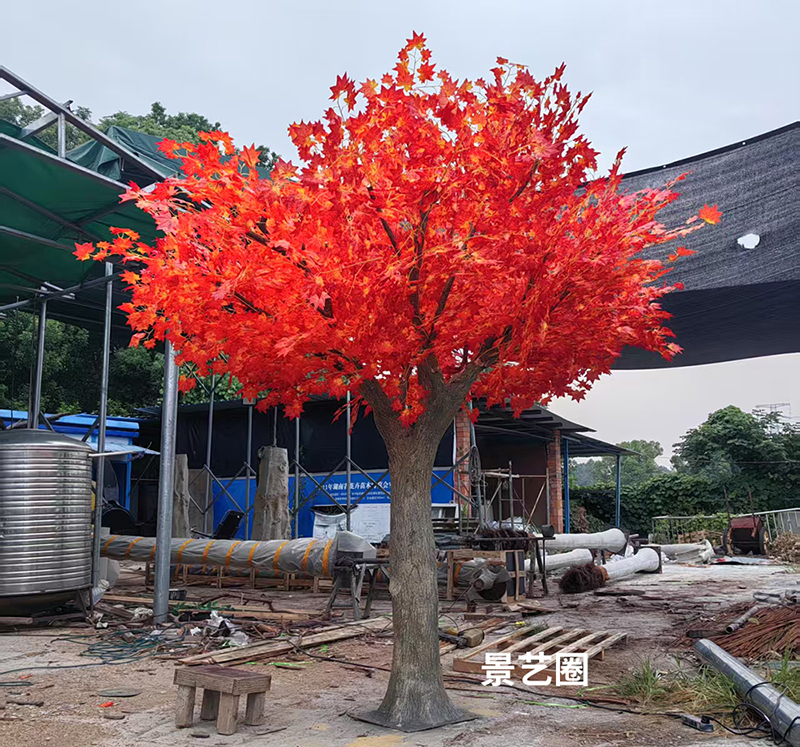 13款仿真红枫树任意尺寸都可以定制第12张