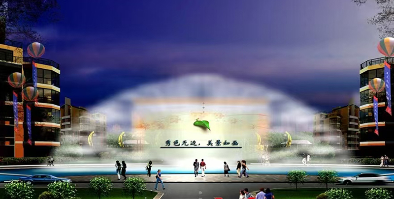 8款音乐喷泉假山水景设计效果图第8张